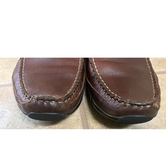 Allen Edmonds Men's 10 D Brown Mocassin Loafers Slip On Leather Driving Casual - Picture 6 of 11